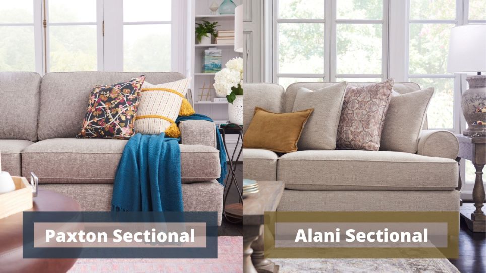 Comparison of the Paxton Sectional vs. Alani Sectional at LaZBoy